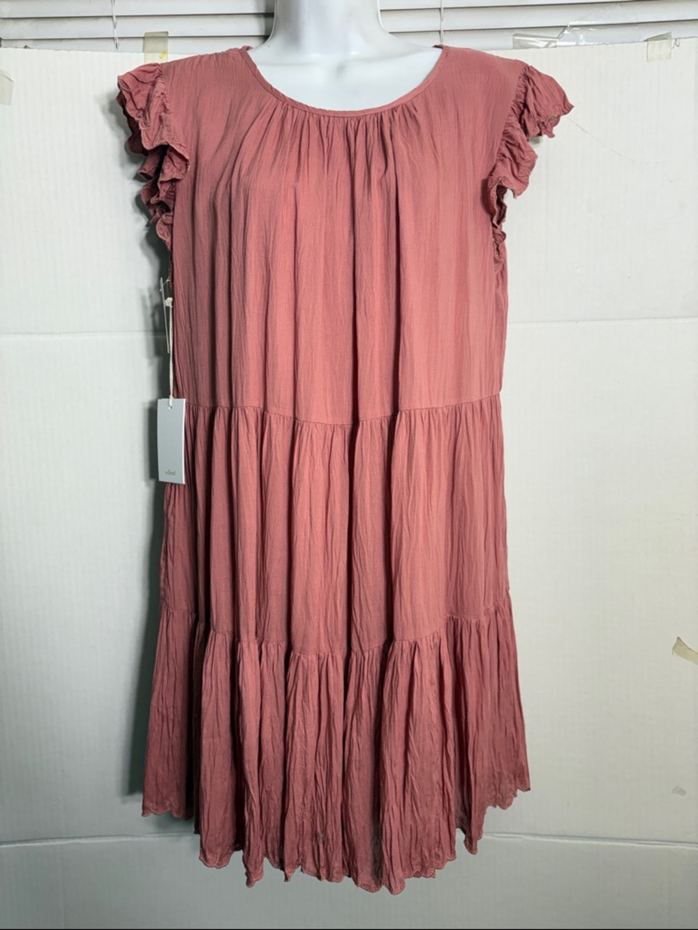 Aritzia color poetic pink Sidonie Dress
